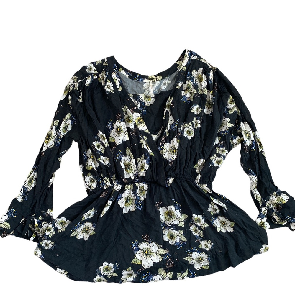 Free People Floral Top